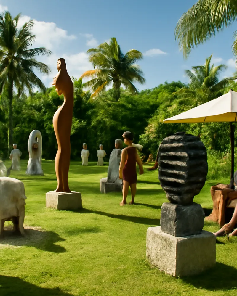Appel à candidatures pour le symposium de sculpture 2025 aux jardins du divers en Guadeloupe