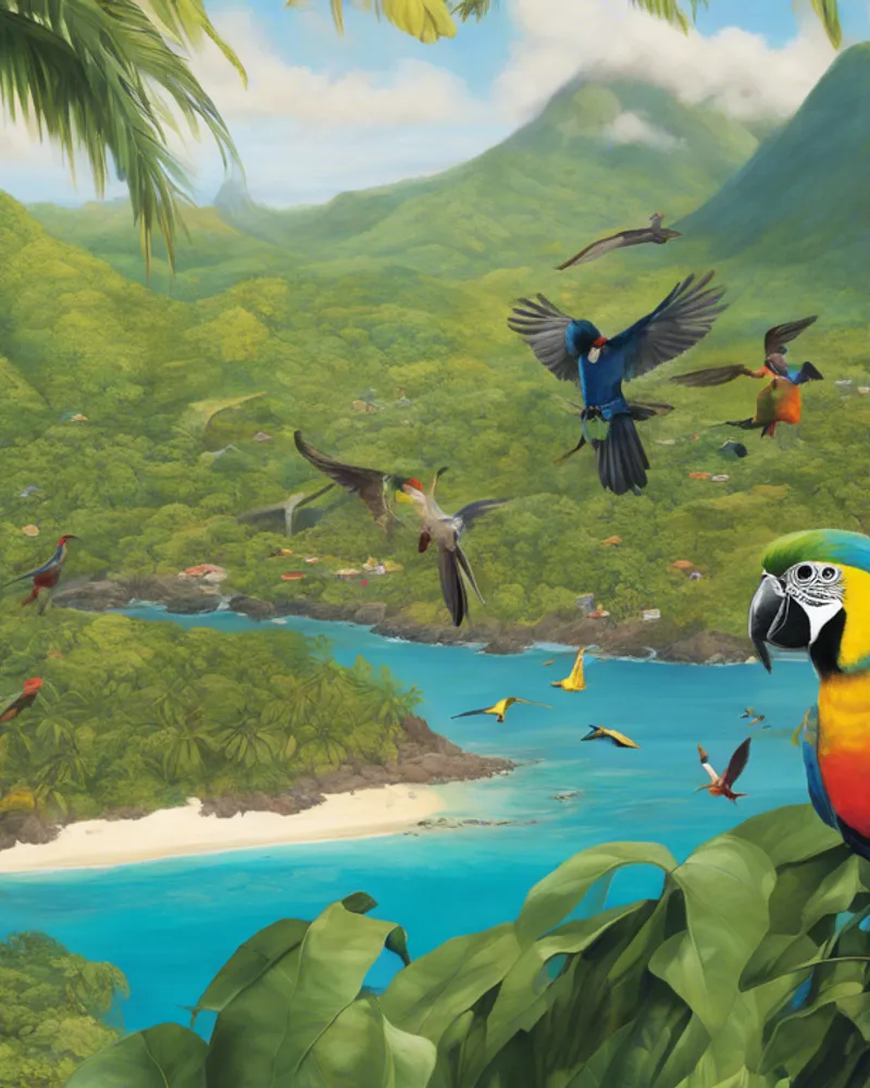 Expédition ornithologique aux trésors aviaires de Sainte-Lucie et de la Dominique
