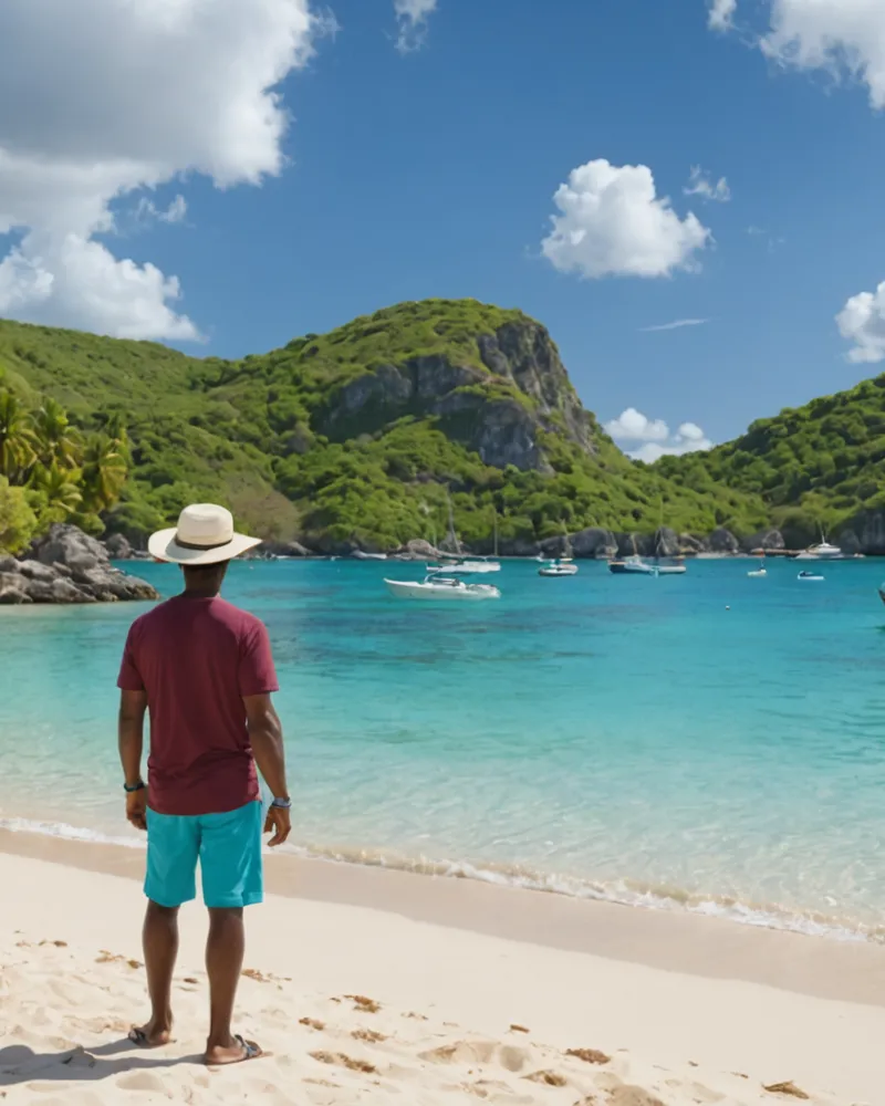 Initialement intéressé par une réservation en Guadeloupe, il a finalement choisi l'option de séjourner aux Saintes