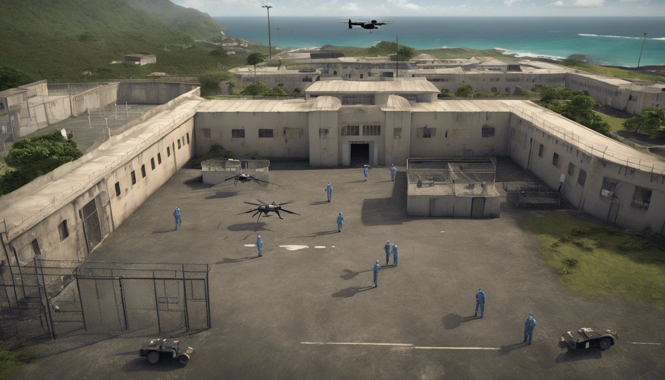 l'ufap unsa justice exige des mesures de sécurité renforcées suite à un incident préoccupant de livraison par drone à la maison d'arrêt de basse-terre, soulignant l'importance de protéger les établissements pénitentiaires face à de nouvelles menaces.