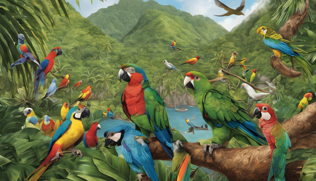 découvrez les merveilles ornithologiques de sainte-lucie et de la dominique lors de cette expédition inoubliable. observez une variété d'oiseaux exotiques dans leur habitat naturel, tout en explorant les paysages pittoresques de ces îles paradisiaques. parfait pour les passionnés d'ornithologie et les amoureux de la nature.