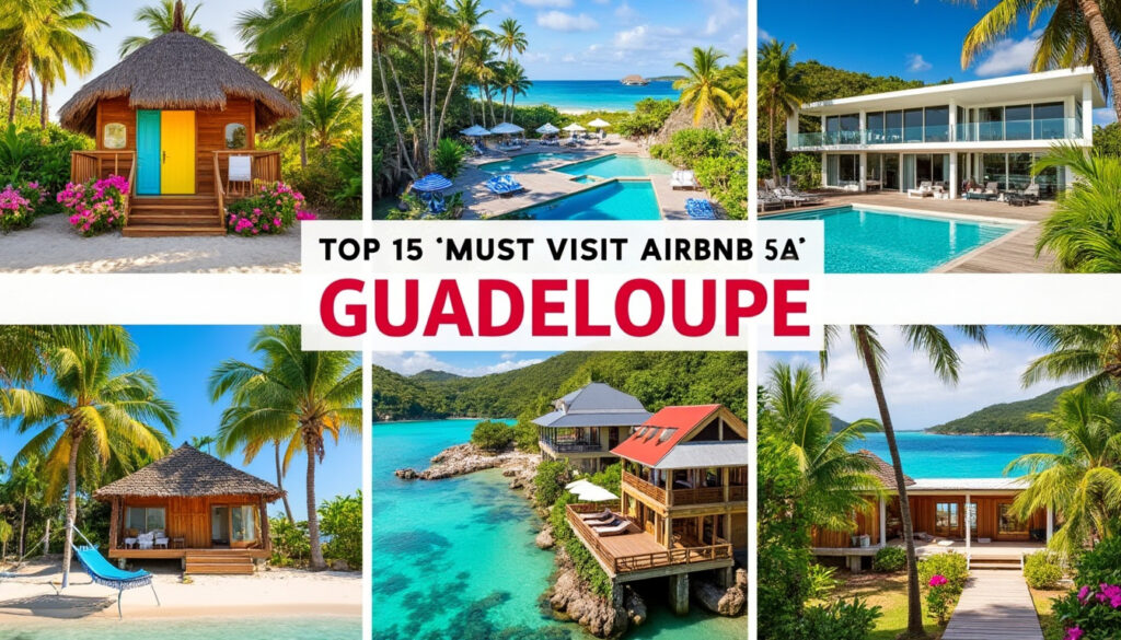 explorez les 15 meilleures locations airbnb en guadeloupe pour un séjour inoubliable. profitez de plages paradisiaques, de paysages époustouflants et d'expériences locales authentiques dans des hébergements uniques.